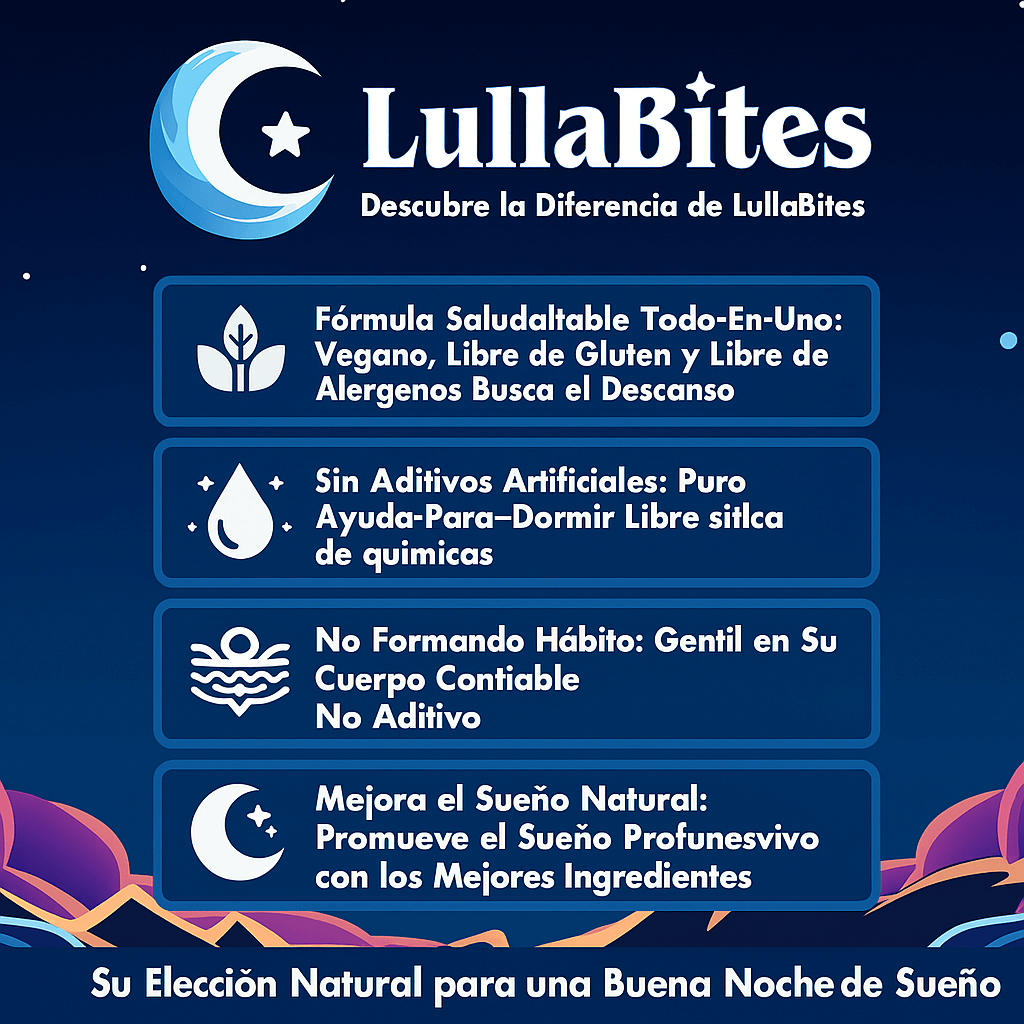 LullaBites® Gomitas Naturales para Dormir