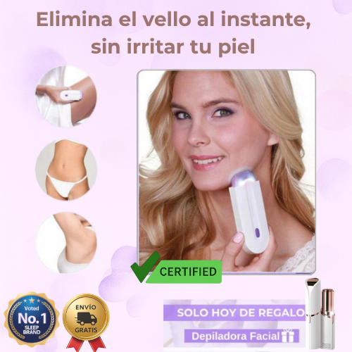 DEPILACIÓN EFECTO LÁSER EN CASA + FACIAL DE REGALO