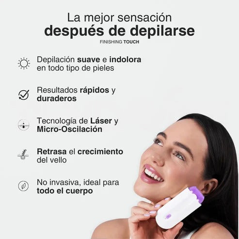 DEPILACIÓN EFECTO LÁSER EN CASA + FACIAL DE REGALO