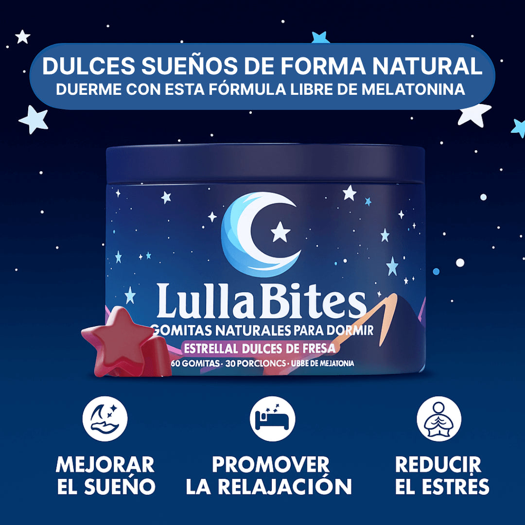 LullaBites® Gomitas Naturales para Dormir
