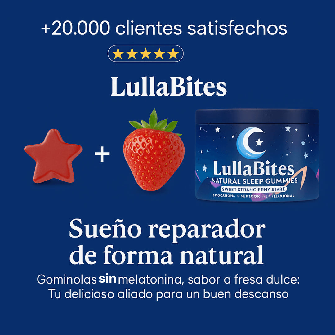 LullaBites® Gomitas Naturales para Dormir