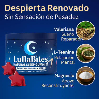 LullaBites® Gomitas Naturales para Dormir