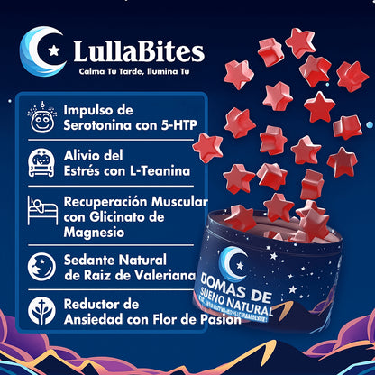 LullaBites® Gomitas Naturales para Dormir