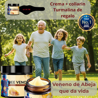 Set Veneno de abeja+Collarin de turmalina- Dolor cervical, lumbar y artritis