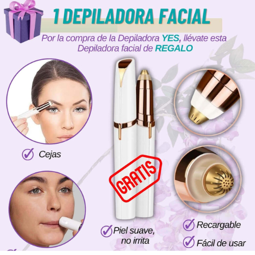 DEPILACIÓN EFECTO LÁSER EN CASA + FACIAL DE REGALO