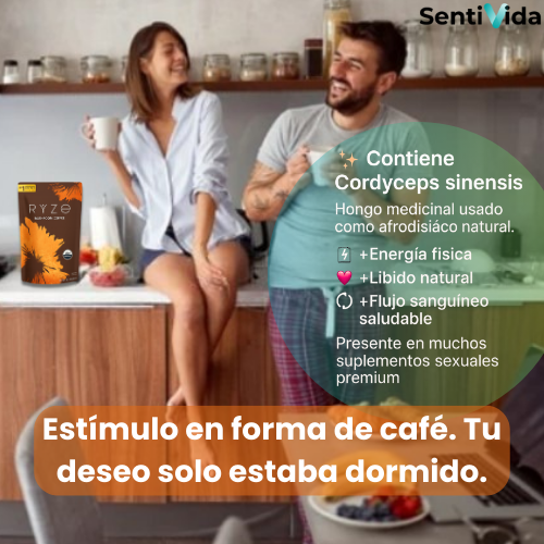 Café funcional con hongos. Sin ansiedad, sin inflamación. Solo bienestar real.