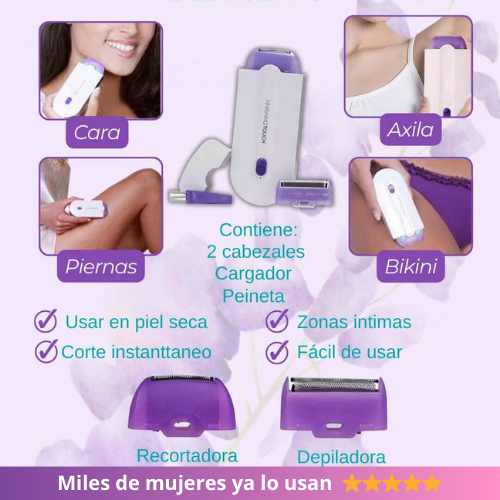 DEPILACIÓN EFECTO LÁSER EN CASA + FACIAL DE REGALO
